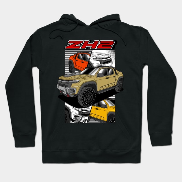 Colorado Pickup Truck Hoodie by Guyvit